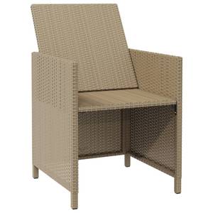 Gartenstuhl und Hocker 3011538 (4er Set) Beige