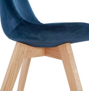 Stuhl JOE Blau - Massivholz - 48 x 85 x 56 cm