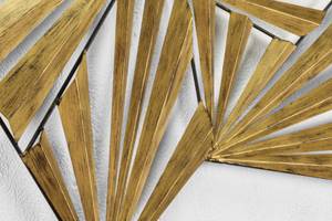 Wanddeko Metall Noble Complex Gold - Metall - 110 x 56 x 5 cm