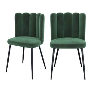 Chaise Rosy (Lot de 2) Vert