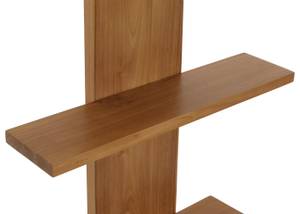 Teak-Wandregal M72 Braun - Holzart/Dekor - Holz teilmassiv - 56 x 151 x 15 cm