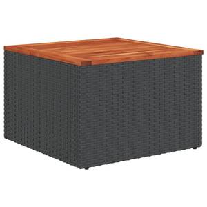 Gartensitzgruppe K6317(13-tlg) Schwarz - Massivholz - 69 x 62 x 62 cm