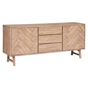 2-türiges Sideboard AERIS Beige - Holzwerkstoff - 45 x 80 x 180 cm