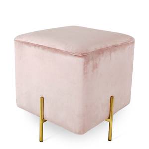 Schemel Cube serie Luxury Pink - Metall - 40 x 45 x 40 cm