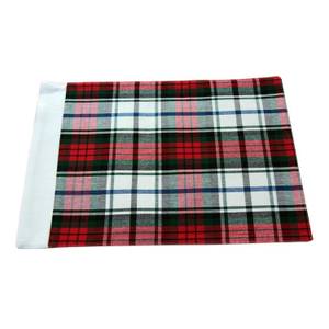 Tischset 2er-Set kariert Rot - Textil - 30 x 1 x 45 cm