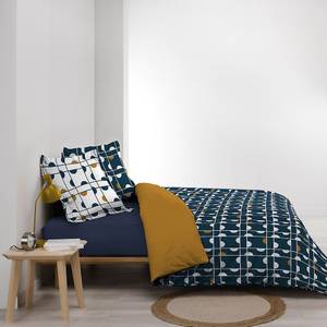 Housse de couette + 2 taies d'oreiller G Bleu - Textile - 220 x 1 x 240 cm