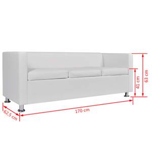 Sofa 3002827-4 (2-teilig) Weiß