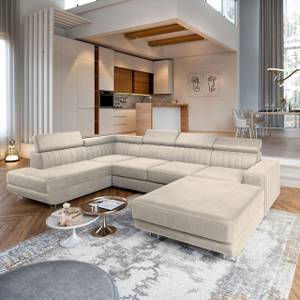 Ecksofa SIENA R-S Creme - Ecke davorstehend rechts