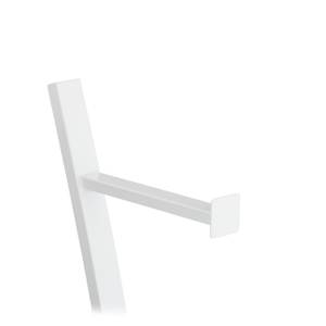 WC-Garnitur weiß Weiß - Metall - 29 x 78 x 20 cm