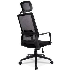 Fauteuil De Bureau PARKER Noir - Textile - 60 x 127 x 60 cm