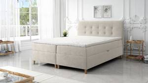 Boxspringbett DEISE Beige - Breite: 205 cm