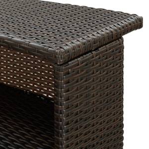 Bartisch 3006658 Braun - Kunststoff - Polyrattan - 55 x 110 x 120 cm