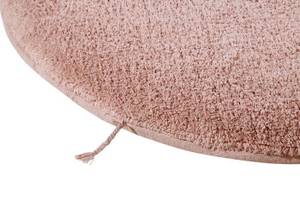 Coussin d'assise Lou Rose foncé - Fibres naturelles - 120 x 8 x 120 cm