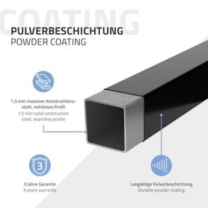 Kleiderstange Rechteck Tiefe: 114 cm