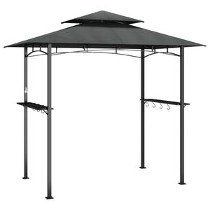 BBQ-Pavillon 360140 Grau - Metall - Textil - 150 x 243 x 240 cm