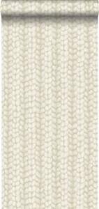 Tapete grob gestricktes Muster 7087 Beige