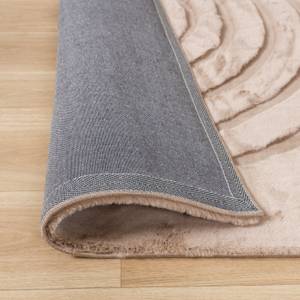 Hochflor Teppich Carvy Arches Taupe - 140 x 200 cm