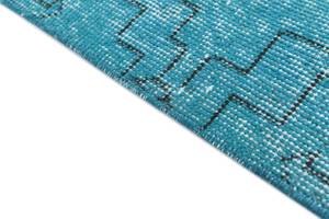 Tapis Ultra Vintage CCXXXIV Turquoise - Textile - 114 x 1 x 272 cm