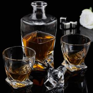 Whisky Set 5-teilig Glas - 10 x 28 x 10 cm