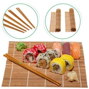 Sushi Maker Set aus Bambus Braun - Bambus