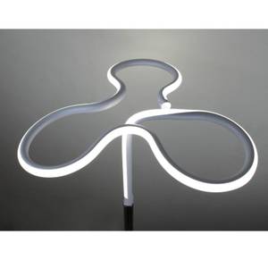 Lampe LED à poser Classe énergétique A++ Gris - Matière plastique - 38 x 66 x 38 cm