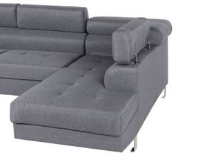 Ecksofa NORREA Grau - Silber