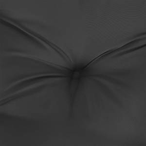Coussin de palette (lot de 2) 3005164-5 Noir - Textile - 80 x 12 x 120 cm