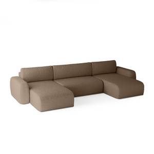 Ecksofa Eckcouch Sassari U Braun