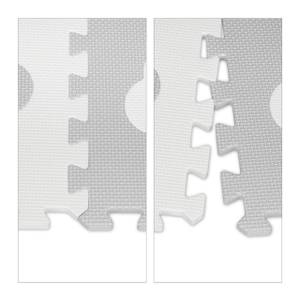 18 pièces tapis de sol puzzle nuage Gris - Blanc