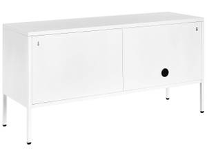 Buffet MORLEY Blanc - Métal - 118 x 60 x 40 cm