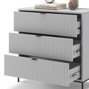 Sideboard Eliza 40428 Grau - Holzwerkstoff - 80 x 81 x 42 cm