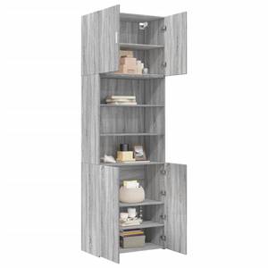 Highboard DE2039 Grau - Holzwerkstoff - 43 x 249 x 80 cm