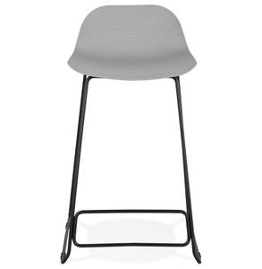 Tabouret De Bar BABYLOS Noir - Gris - Noir