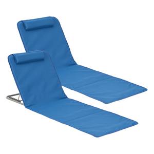 Lot de 2 Matelas de Plage Donostia Bleu