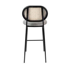 Tabouret de bar Spike Gris - Rotin - 53 x 94 x 42 cm