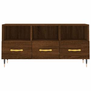 TV-Schrank D571 Eiche Schwarzbraun Dekor