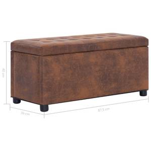 Pouf de rangement 297425 Marron