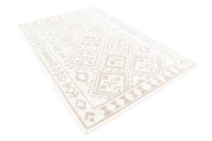 Tapis St. Gallen Folklore Blanc - 80 x 305 cm