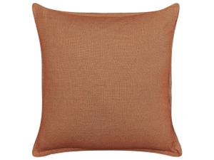 Coussin décoratif SAGINA Orange - Fibres naturelles - 45 x 10 x 45 cm