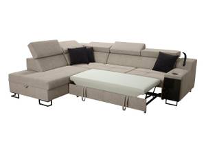 Ecksofa Alicante VII Beige - Ecke davorstehend links