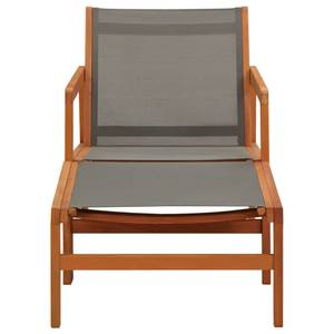 Chaise de jardin Gris - Textile - Bois/Imitation - 50 x 36 x 60 cm