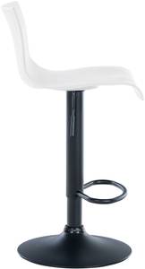 Tabouret de bar Branford Lot de 2 Blanc - Matière plastique