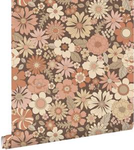 Tapete Blumen 7486 Braun