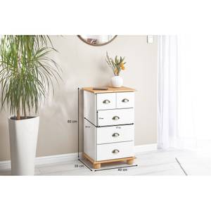 Commode COLMAR Marron - Blanc