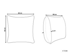 Kissen TRIGLAV 80 x 9 x 80 cm