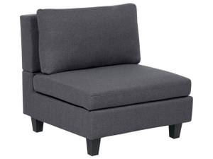 Fauteuil UNSTAD Noir - Gris foncé - Gris