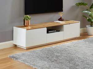 Banc TV AMANI Beige - Bois manufacturé - 40 x 40 x 160 cm