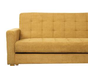 3-Sitzer Sofa VEHKOO Senfgelb - Eiche Hell - Gelb