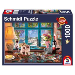 Puzzle Puzzlers Desk 1000 Teile Papier - 28 x 6 x 38 cm