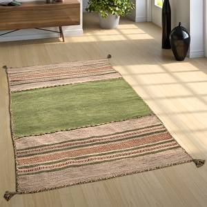 Hochflor-Teppich Kilim 217 Grün - 120 x 170 cm